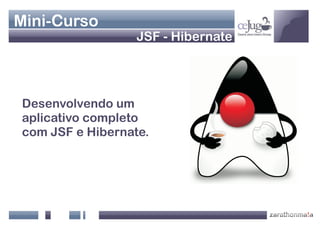 Mini-Curso
                  JSF - Hibernate




Desenvolvendo um
aplicativo completo
com JSF e Hibernate.