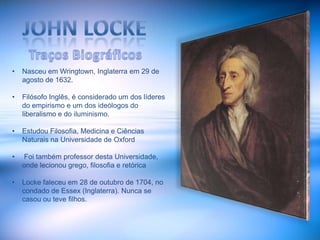 Apresentação John Locke | PPTX