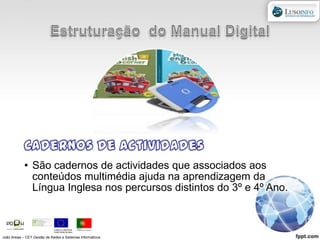 Estruturação  do Manual DigitalJoão Areias – CET Gestão de Redes e Sistemas Informáticos