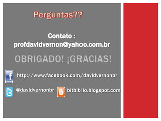 OBRIGADO! ¡GRACIAS!
 