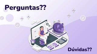 Credits: This presentation template was created by
Slidesgo, and includes icons by Flaticon, and
infographics & images by Freepik
Perguntas??
Dúvidas??
 