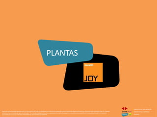 PLANTAS
1 CONCEITO JOY/ IMPLANTAÇÃO
2 PERSPECTIVAS ILUSTRADAS
3 PLANTAS
Memorial de Incorporação registrado sob o R.2 da matrícula 207.236, em 30/09/2010, em processo de retificação junto ao Cartório de Registro de Imóveis da 1ª Circunscrição de Goiânia, Goiás. As unidades
somente serão comercializadas após tal retificação. *Os materiais, equipamentos, cores e vegetações do projeto de paisagismo e das áreas comuns poderão sofrer pequenas alterações em função da
disponibilidade do mercado. MATERIAL PROVISÓRIO DE USO INTERNO DO CORRETOR.
 