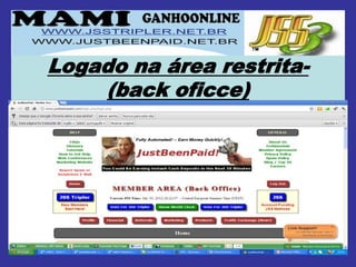 Logado na área restrita-
    (back oficce)
 