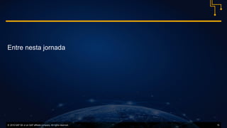 © 2016 SAP SE or an SAP affiliate company. All rights reserved. 15
Entre nesta jornada
 