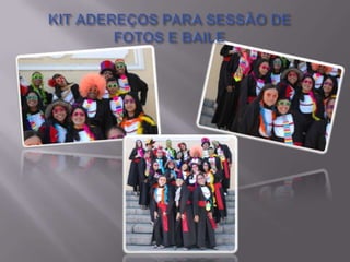 KIT ADEREÇOS PARA SESSÃO DE FOTOS E BAILE