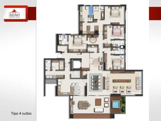 Tipo 4 suítes  