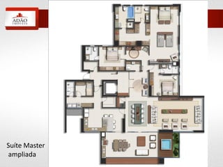 Suíte Master 
ampliada  