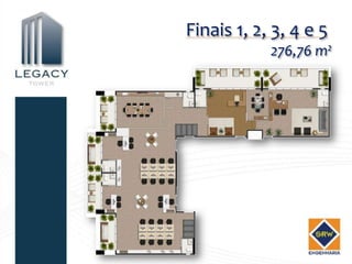 Finais 1, 2, 3, 4 e 5
            276,76 m²
 