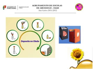 AGRUPAMENTO DE ESCOLAS  DE ARCOZELO - 152640 Ano Letivo 2011/2012 ______________________________________________________________________________________ 