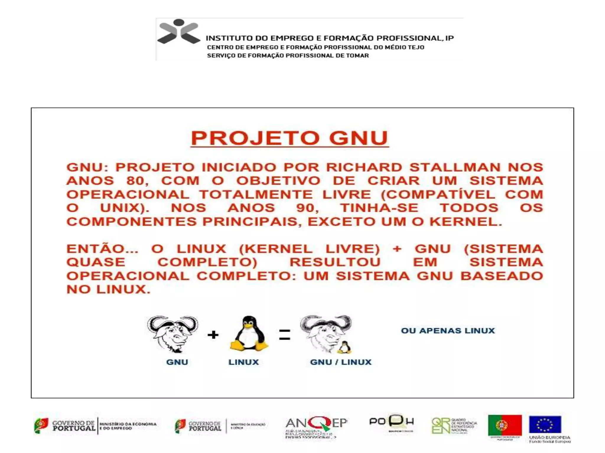 Apresentação linux