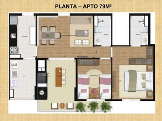 PLANTA – APTO 79M 2 