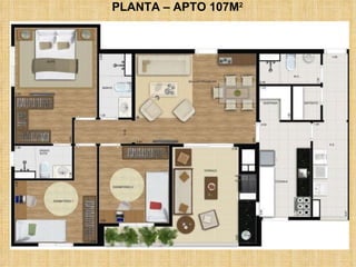PLANTA – APTO 107M 2 