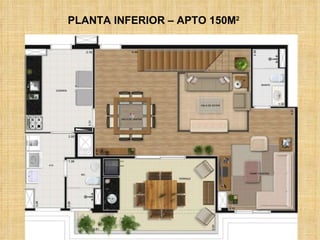 PLANTA INFERIOR – APTO 150M 2 