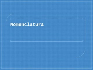 Nomenclatura
 