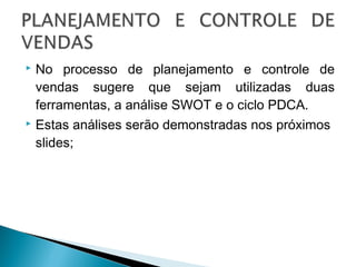 CICLO DO PDCA DA EMPRESA TEKTON MÁQUINAS
PLAN: Planejar DO: Fazer CHECK: Verificar ACTION: Agir
Aumentar as vendas Treinam...