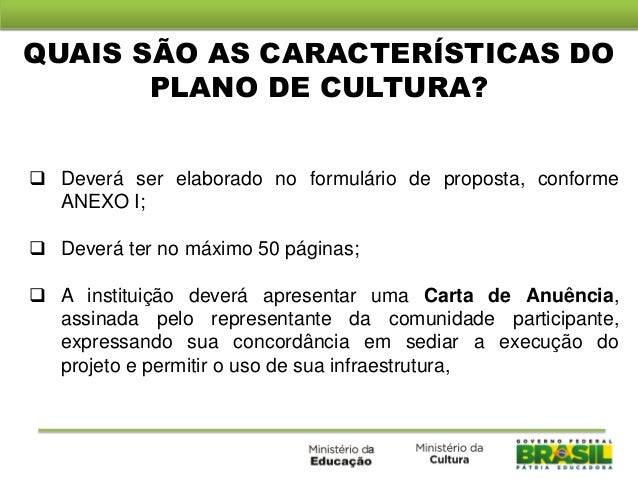Mais Cultura nas Universidades - Apresentação - Ministério 