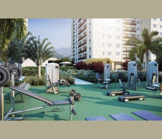 Ilustração artística da Musculação ao Ar Livre
 