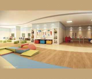 Ilustração artística da Brinquedoteca
 