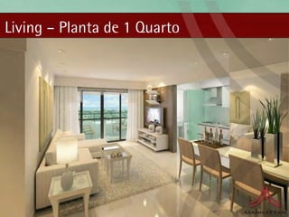 Living – Planta de 1 Quarto
 