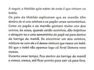 Apresentação matilde vem aí um mano!!!