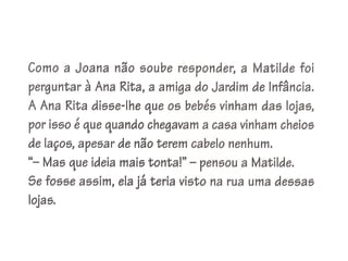 Apresentação matilde vem aí um mano!!!