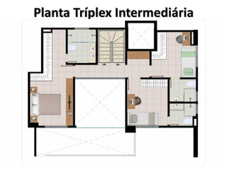 Planta Tríplex Intermediária
 