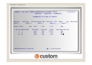 Módulo Credscore
 