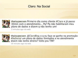 82% atualizou o canal no Twitter, com uma média de 27 tweets