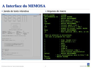 MIMOSA - Análise de Sistemas de Ancoragem | PPT