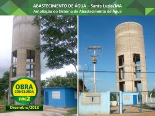 ABASTECIMENTO DE ÁGUA – BAIRRO VALENTINA FIGUEIREDO
JOÃO PESSOA/PB
Estação Elevatória de Água
Dezembro/2013
 