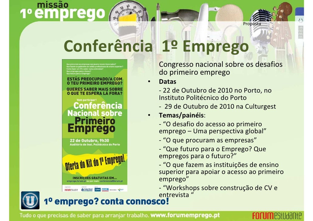 Apresentação missão 1º emprego