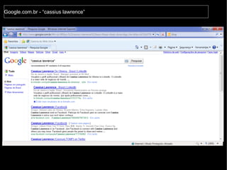 Google.com.br - “cassius lawrence” 