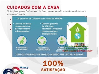 Lar Ecológico Limpeza com a Roupa Limpeza com a Casa CUIDADOS COM A CASA Soluções para Cuidados do Lar preservando o meio ambiente e economizando 100% SATISFAÇÃO Você é parte do Problema? Converta sua casa em um Lar Ecológico e faça parte da Solução!!! 