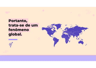 Portanto,
trata-se de um
fenômeno
global.
 