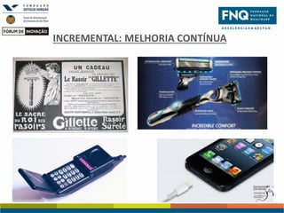 INCREMENTAL: MELHORIA CONTÍNUA

 