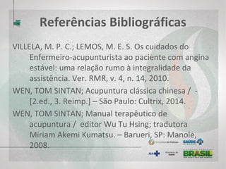Figura 1 – Disponível em: https://pt.wikipedia.org/wiki/Meridiano_(acupuntura) Acesso em
Agosto de 2015
Figura 2 – Disponível em: http://acuforma.com/pressione-pontos-do-meridiano-do-coracao/
Acesso em Agosto de 2015
Figura 3 a 14: CGAT//DAB/SAS/MS,2015)
Figura 15 – Disponível em:
https://www.google.com.br/?gws_rd=ssl#q=raul+breves+figura+de+meridianos Acesso em
Agosto de 2015
Figura 16 – Disponível em: http://artesdotao.com.br/?page_id=581 Acesso em Agosto de 2015
Figura 17 – Disponível em: http://cyncardon.blogspot.com.br/2011/07/tartaruga-mistica.htm
Acesso em Agosto de 2015
 