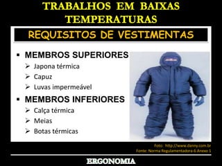   Surgimento de dores;