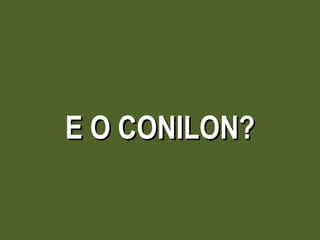 E O CONILON? 