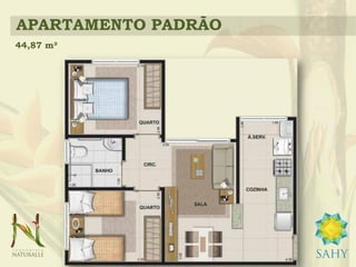APARTAMENTO PADRÃO
44,87 m²
 