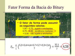 Fator Forma da Bacia do Bitury
 