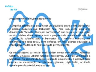 Números da Nestlé no Brasil