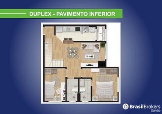 DUPLEX - PAVIMENTO INFERIOR
 