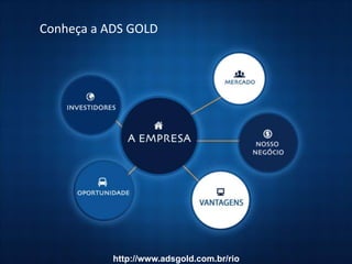 Conheça a ADS GOLD
http://www.adsgold.com.br/rio
 