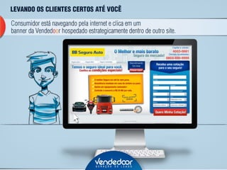 SEM (Search Engine Marketing)   Vendedoor assume o risco junto aos mecanismos de busca1º2º3ºSEO (Search Engine Optimization) Vendedoor garante relevância também na busca natural