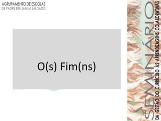O(s) Fim(ns)
 