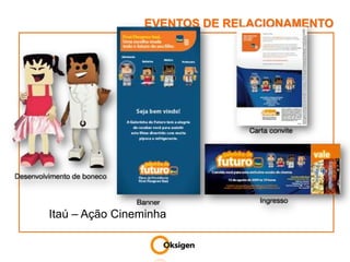 EVENTOS DE RELACIONAMENTOItaú – Ação Cineminha