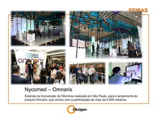 FEIRASNycomed – OmnarisEstande na Convenção de Otorrinos realizada em São Paulo, para o lançamento do produto Omnaris, que contou com a participação de mais de 5.000 médicos.