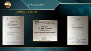 Certificados e diplomas
 