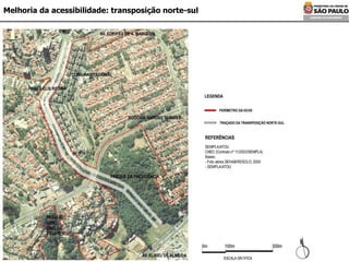 Melhoria da acessibilidade: transposição norte-sul 
