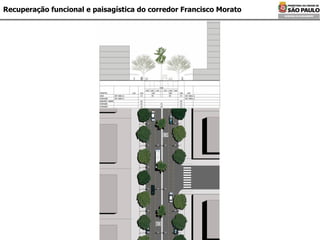 Recuperação funcional e paisagística do corredor Francisco Morato 